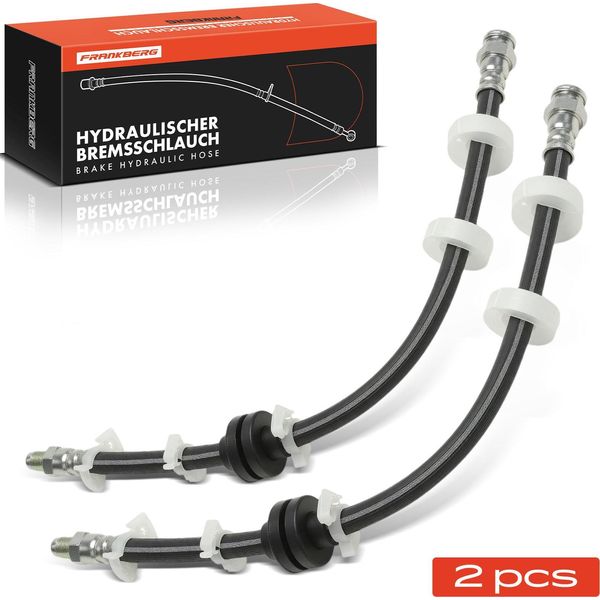 Frankberg 2X Tubo Freno Asse Anteriore Sinistro Destro Per Alfa Romeo 145 930 Fiat Brava 182 Lancia Dedra 835 1987-2002-image