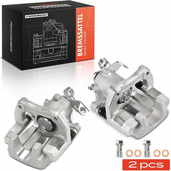 Frankberg 2X Pinza Freno Asse Posteriore Sinistra Destra Per Audi A3 8L1 Tt Roadster 8N9 Seat Leon 1M1 Toledo Ii 1M2 1996-2014-image