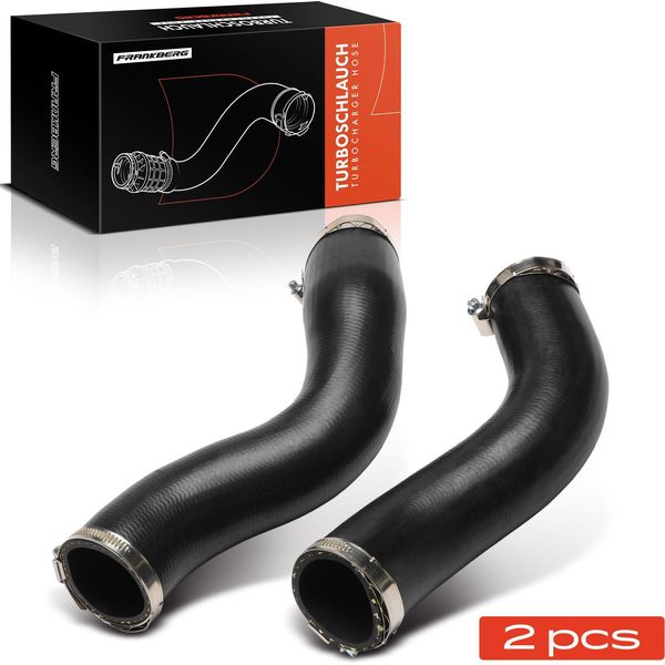 Frankberg 2X Tubo Aria Di Carica Tubo Turbo Tubo Di Aspirazione Per Mitsubishi L200/Triton Kj Fiat Diesel Anno Dal 2014-image