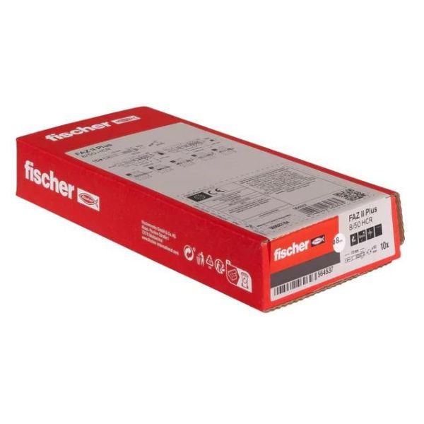Fischer Faz Ii 8/50 Hcr Ancoraggio A Bullone Per Carichi Pesanti 10 Pz-image