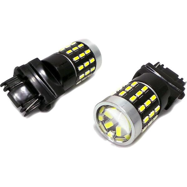 Unità Lampadina Led 3156 12-24V Canbus 1800Lm Bianco Con Lente-image