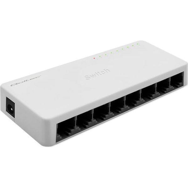 Qoltec Nrtwork Switch 8Xrj45 Port 100Mbps Lan-image