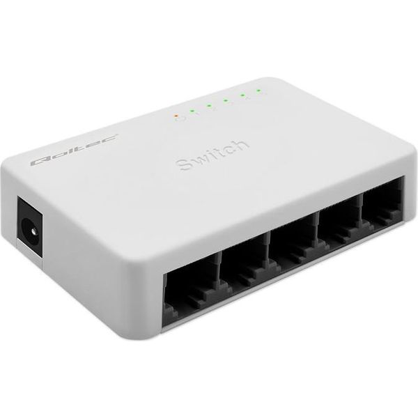 Qoltec Network Switch 5Xrj45 Port 100Mbps Lan-image