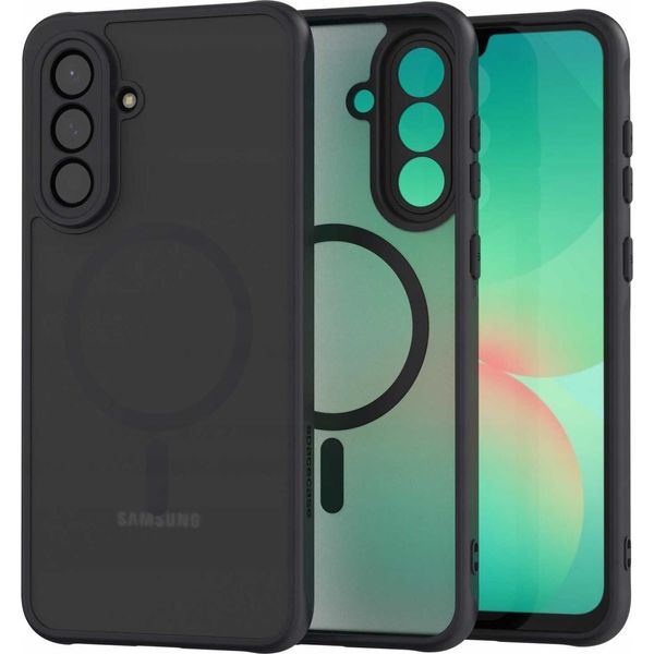 Custodia Magnetica Magsafe Spacecase Hybrid Mag Per Galaxy A26 5G Nero-image