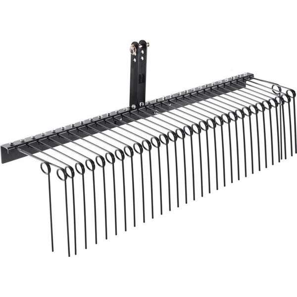 Rastrello Da Giardino 183 Cm - Arieggiatore Con 32 Denti - Attrezzo Trainato Per Una Cura Efficace Del Prato - Accessorio Perfetto Per I Giardini-image