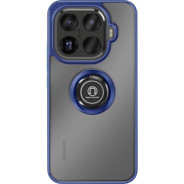 Avizar, Custodia Xiaomi 15T Pro Con Anello Magnetico, Finitura Opaca, Blu-image