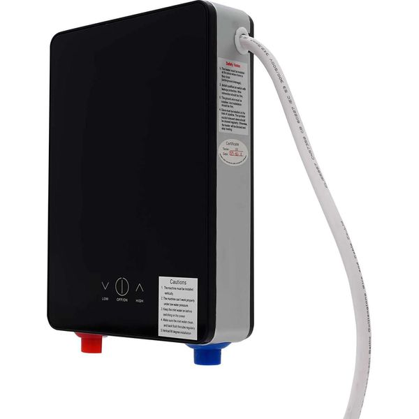 Scaldabagno Elettrico, Potenza 6500W, Display A Led, Nero-image