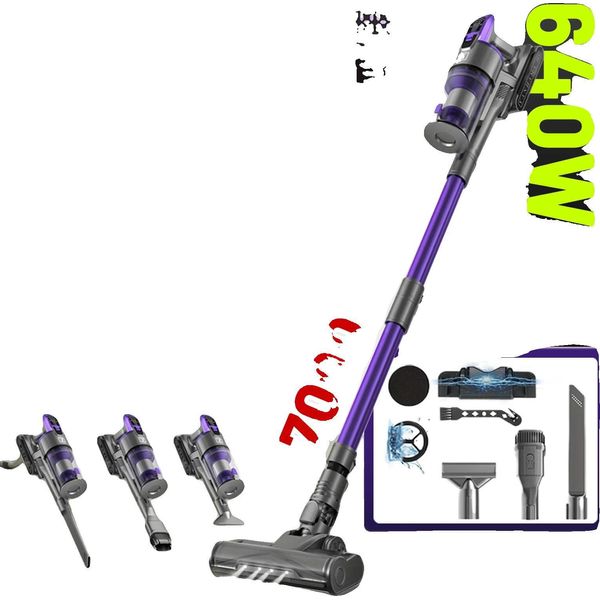 Aspirapolvere A Batteria, 70 Minuti Di Autonomia, Capacità Del Contenitore Della Polvere Di 1-2 Litri, Range Di Tensione 110V-240V, Peso 2,5 Kg, Adatto A Tappeti E Pavimenti Duri-image