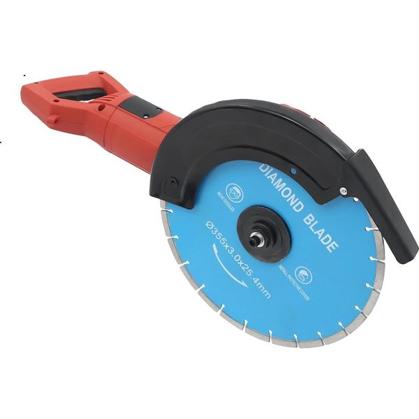 Sega Per Calcestruzzo, Potenza 3000W, Applicazione Di Taglio Versatile, Arancione, Ue-image