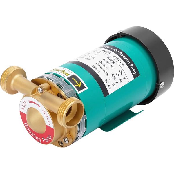Pompa Automatica Di Aumento Della Pressione, Potenza 120 W, Portata 25 L/Min, Ue, 230 V, Verde-image
