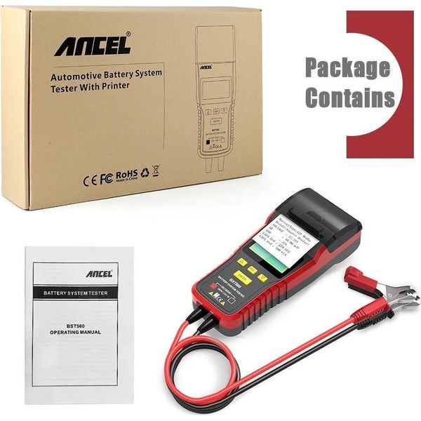 Tester Per Batterie, Stampante Integrata, Compatibilità Versatile, BST600-image