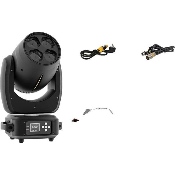 Lampada A Testa Mobile, 4X40W Led, Effetti Dinamici, 4X40W Api Piccole, Spina Ue-image