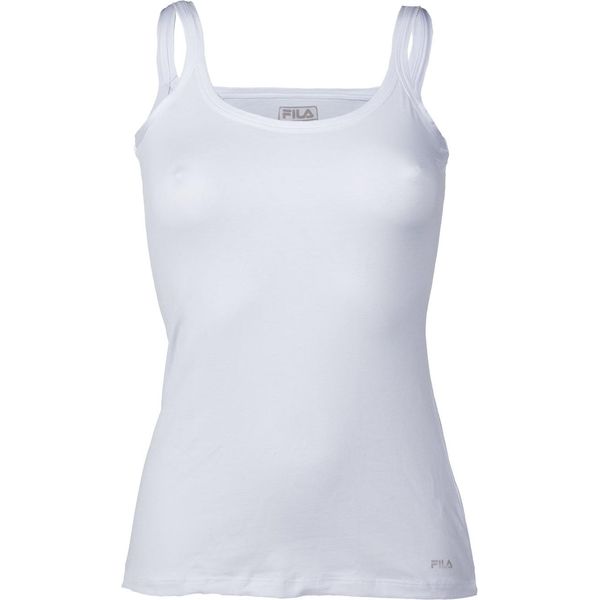 Canotta Fila Donna - Canotta, Collo Rotondo, Maglia Unica, Monocolore Bianco M-image