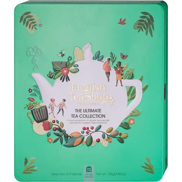 Ets - Collezione Di Tè In Elegante Scatola Di Metallo "Ultimate Tea Collection"", Bio, 72 Bustine Di Tè"-image