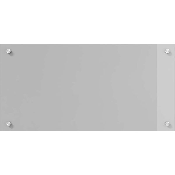 Vidaxl Alzatina Da Cucina Grigio Chiaro 80 X 40 Cm Vetro Temperato-image