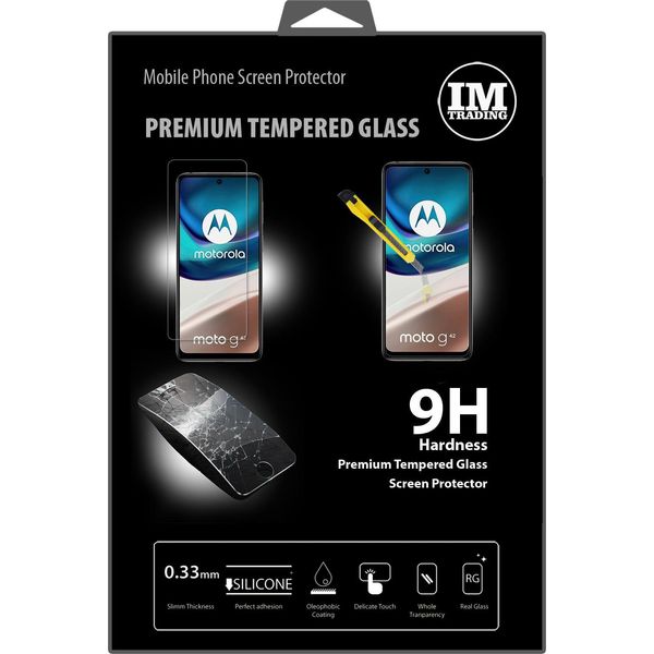 3X Vetro Protettivo 9H Compatibile Con Motorola Moto G54 5G Protezione Dello Schermo Vetro Personalizzato-image