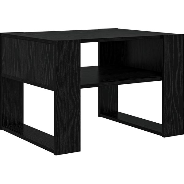 Syfax™ Tavolino Da Salotto Rovere Nero 66 X 53 X 45 Cm-image