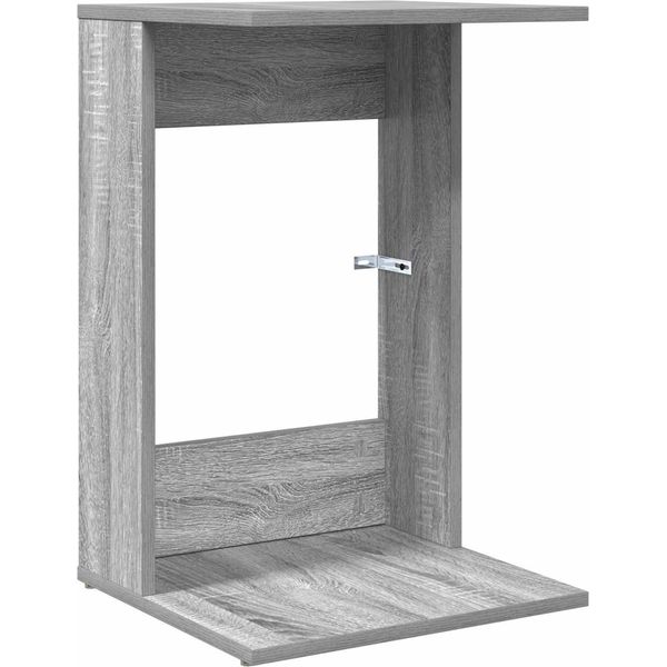 Vidaxl Tavolino Grigio Sonoma 40 X 38 X 62,5 Cm Materiale A Base Di Legno-image
