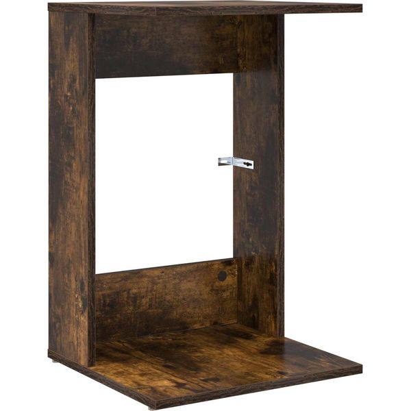 Vidaxl Tavolino In Rovere Fumé 40 X 38 X 62,5 Cm Materiale In Legno-image