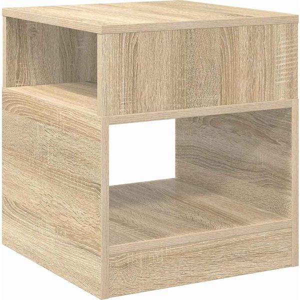 Vidaxl Tavolino In Rovere Sonoma 40,5 X 40 X 45 Cm Materiale In Legno-image