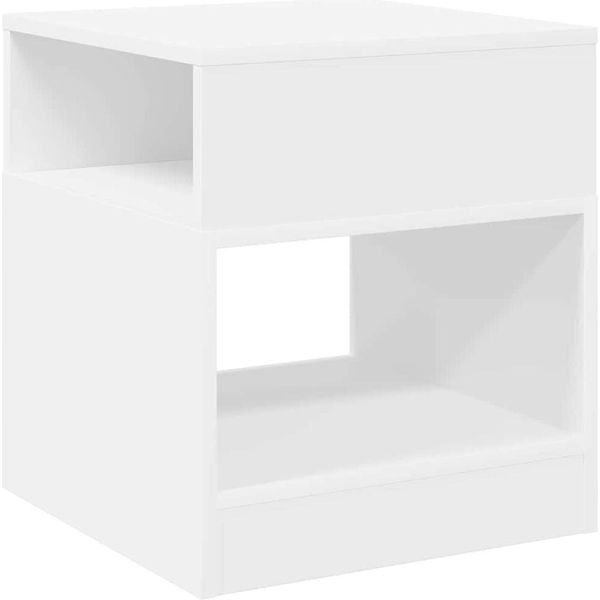 Syfax™ Tavolino Bianco 40,5 X 40 X 45 Cm Legno Multistrato-image