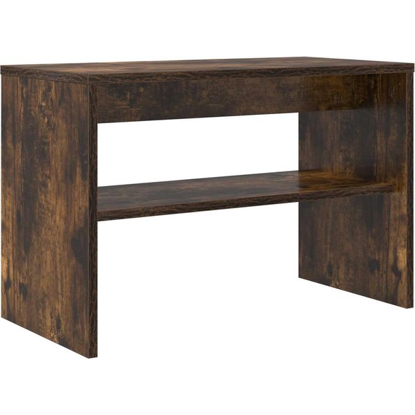 Mobile Tv Vidaxl Rovere Fumé 60 X 30 X 40 Cm Materiale A Base Di Legno-image