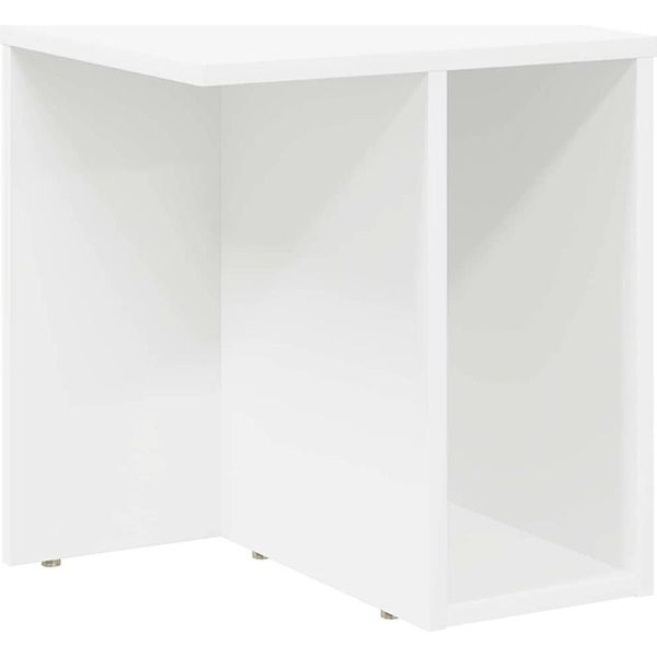 Syfax™ Tavolino Bianco 37 X 32 X 40 Cm Legno Multistrato-image