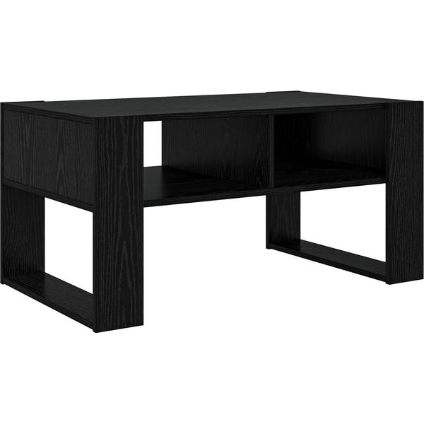Syfax™ Tavolino Da Salotto Rovere Nero 92 X 53 X 45 Cm-image
