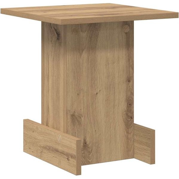 Syfax™ Tavolino Rovere Artigianale 35,5 X 35 X 40 Cm Legno Multistrato-image