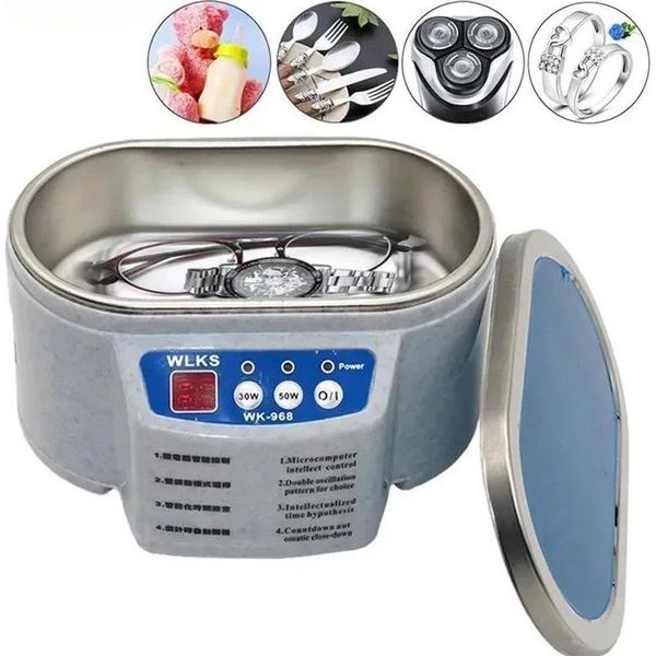 Pulitore A Ultrasuoni, Design Portatile, Pulizia Multipla, 30W E 50W, Ue-image