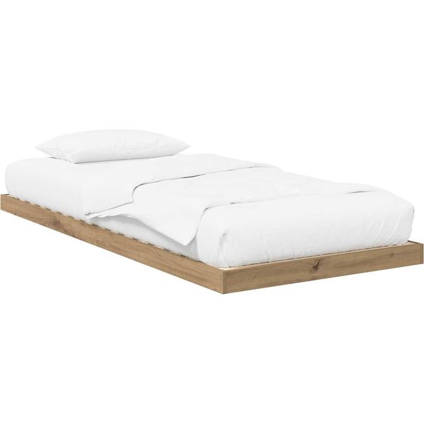Vidaxl Rete A Doghe Artisan In Rovere 71,5 X 190 Cm Materiale Ligneo-image