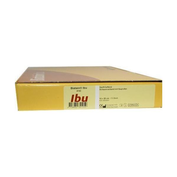Medicazione In Schiuma Biatain Ibu 10X20 Cm Morbida Adesiva 5 Pz-image