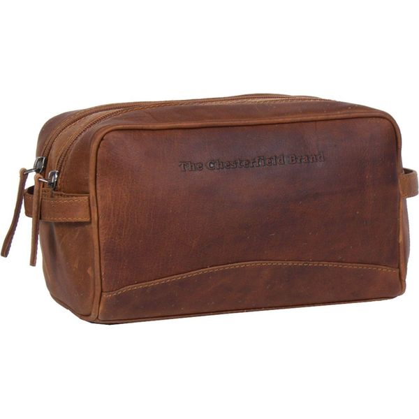 The Chesterfield Brand Borsa Da Toilette Stefan Toilet Bag Cognac Marrone-image