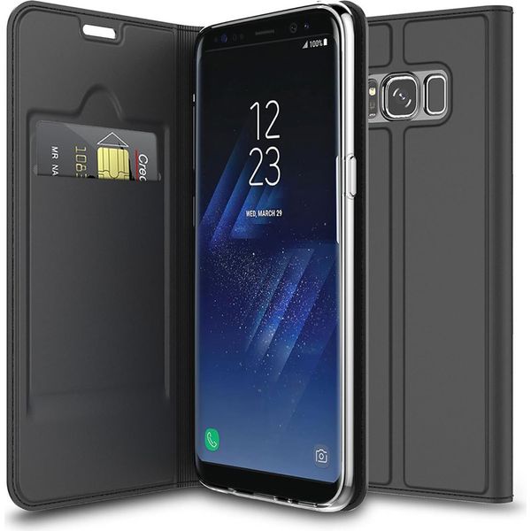 Coprire Il Telefono Cellulare Samsung Galaxy S8 Libro Custodia Protettiva Cover Slim Flip Cover Case-image