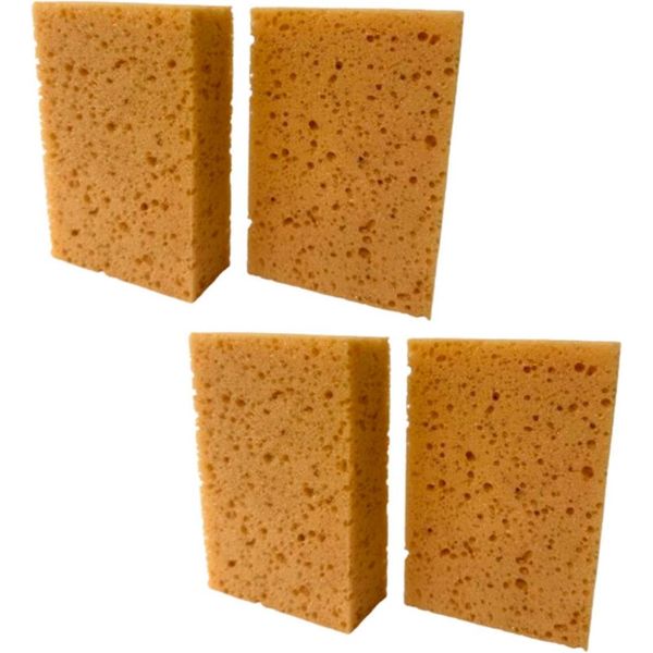 4 Pezzi Spugna Per Auto Spugna Per Piastrelle Jumbo Spugna Universale Spugna Per Pulizia Auto-image