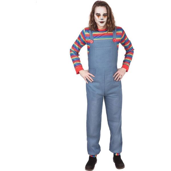 Bristol Novelty - Costume Da Uomo "Denim Demon"" BN3170 (M) (Multicolore)"-image