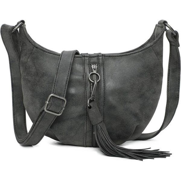 Fritzi Aus PreußEn Borsa A Tracolla Vintage Race02 Hobo Black Idol Nero-image