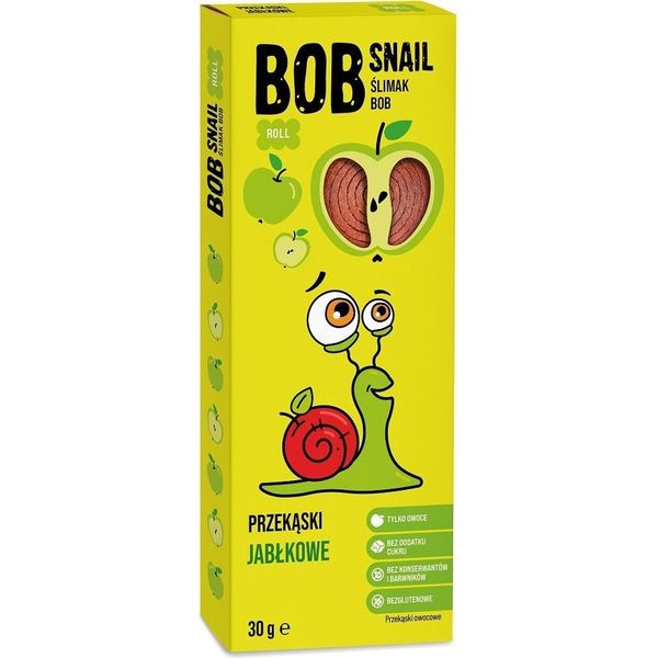 Rolls Di Mele Senza Zucchero Aggiunto, Senza Glutine 30 G - Bob Schnecke-image