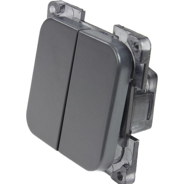 C-Line Presto Inprojal Cbe Interruttore 12-230 Volt Interruttore Di Serie Camper Caravan Barca Antracite-image