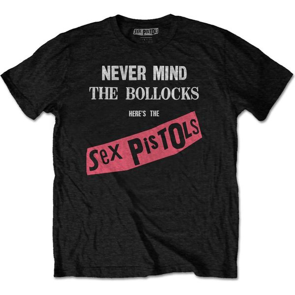 Sex Pistols - Maglietta "Never Mind The Bollocks"" Per Uomo/Donna Unisex RO2008 (M) (Nero)"-image