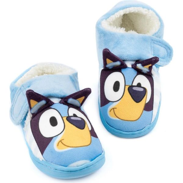 Bluey - Pantofole Per Bambini, Orecchie 3D NS7019 (23 Eu) (Blu)-image
