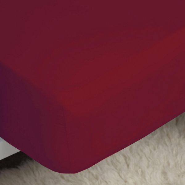 Lenzuolo Aderente In Percalle Belledorm, Easy-Care BM171 (Superking) (Rosa Pallido)-image