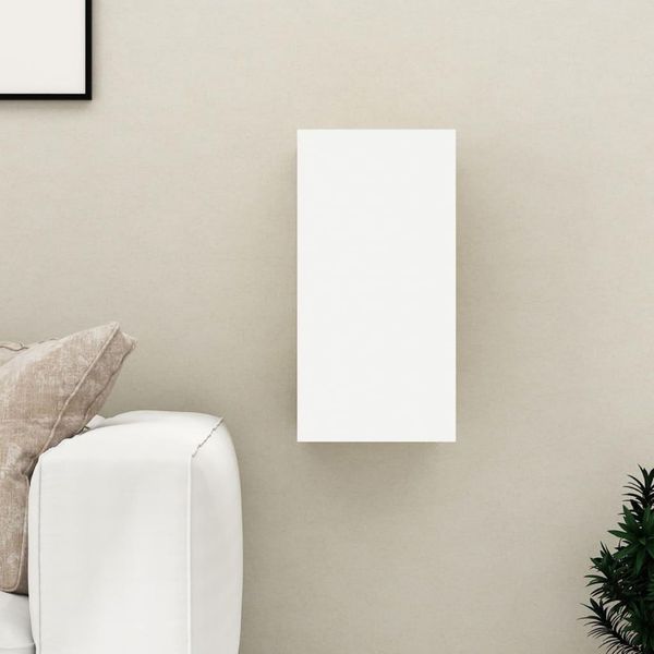 Maison Exclusive - Mobile Tv Bianco 30,5X30X60 Cm Materiale Ligneo-image