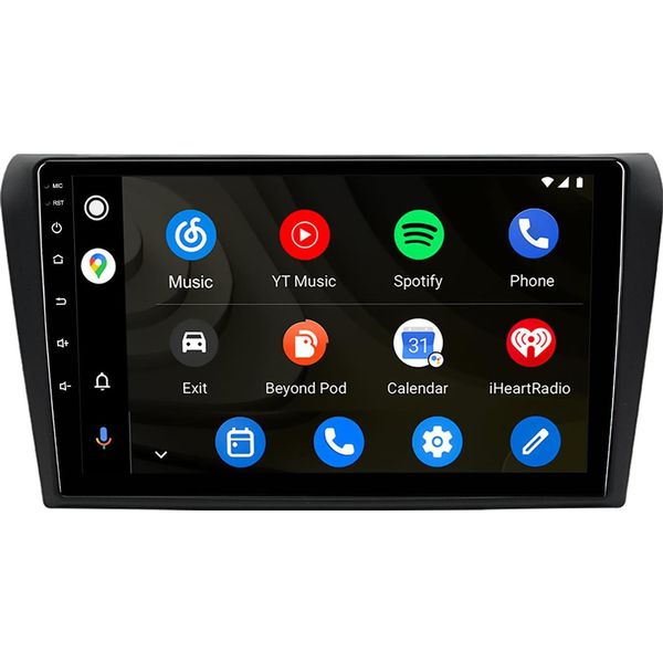Autoradio Android 9 Pollici 128GB Per Mazda 3 2003-2009 Carplay Android Auto Navi Bluetooth Dab+ Telecamera Posteriore-image