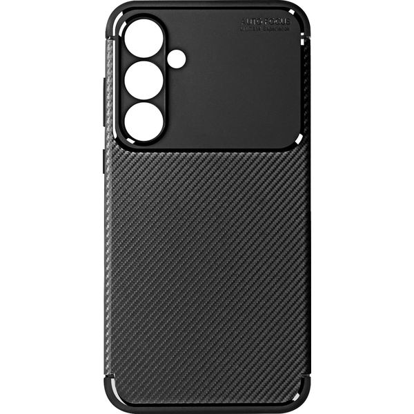 Avizar, Custodia In Silicone Per Samsung Galaxy A35 5G Carbon Design, Nero-image