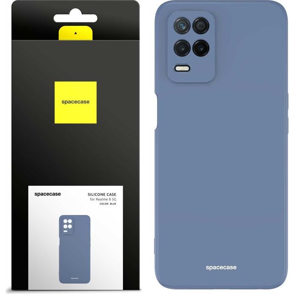 Custodia In Silicone Spacecase Custodia In Silicone Per Realme 8 5G Blu-image