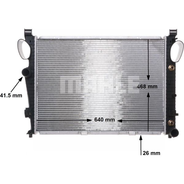 Mahle Cr 304 000S Radiatore Radiatore Acqua Radiatore Motore Adatto Per MERCEDES-BENZ Classe S Berlina (W221) Classe S Berlina (W220)-image