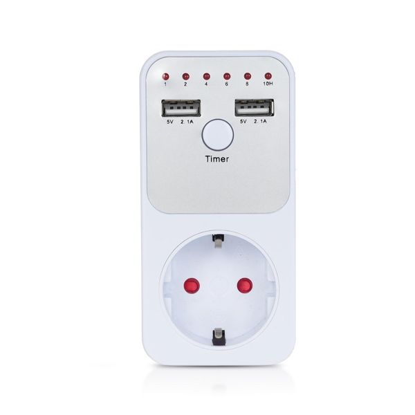 Presa Del Timer Per Il Conto Alla Rovescia, Presa Del Timer Programmabile Per Il Conto Alla Rovescia, Interruttore Elettronico Del Timer, Presa Del Limitatore Di Sovratensione, Presa Dell'interruttore, Interruttore Elettronico Digitale Del Timer, Interruttore Orario Programmabile-image