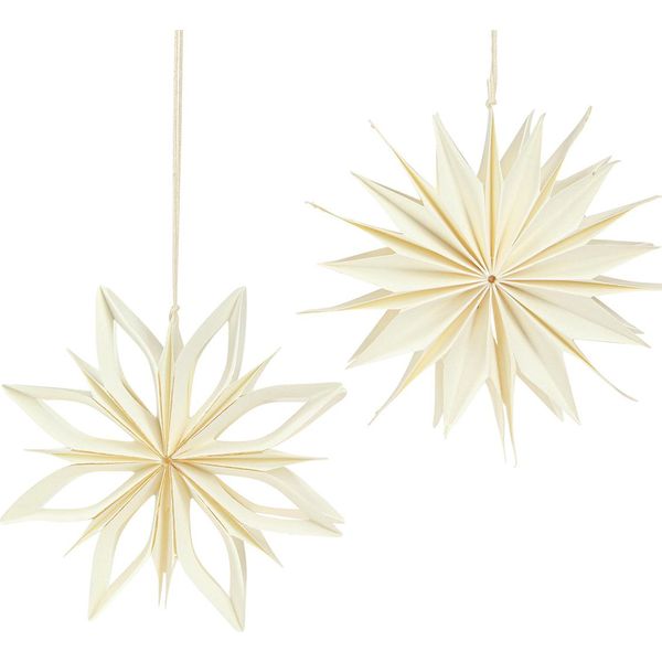 Stelle Di Carta Per Decorazioni Natalizie Eleganti, 6 Pezzi-image