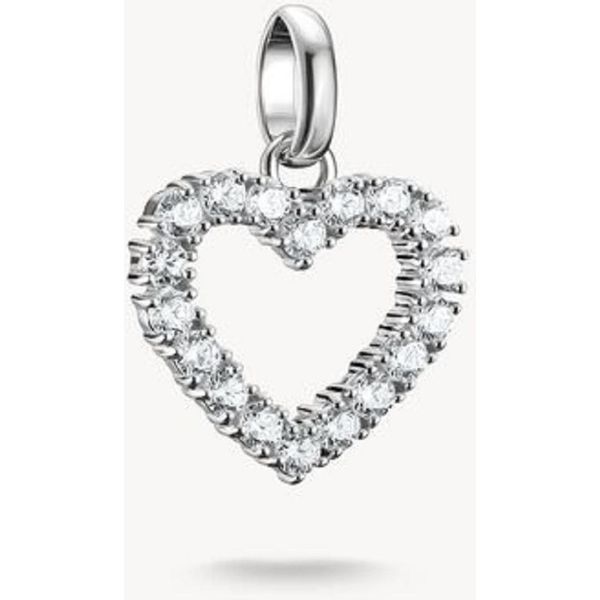 Ciondolo Con Cuore E Pietre Preziose In Argento - Thomas Sabo Modello: CC1237-051-14-image